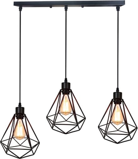 OHNO - Woonaccessoires - Aten Hanglamp - Zwart - Tijdloos - Modern - Industrieël
