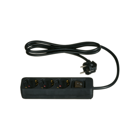 TRONIC 3 Stekkerdozen (Zwart)