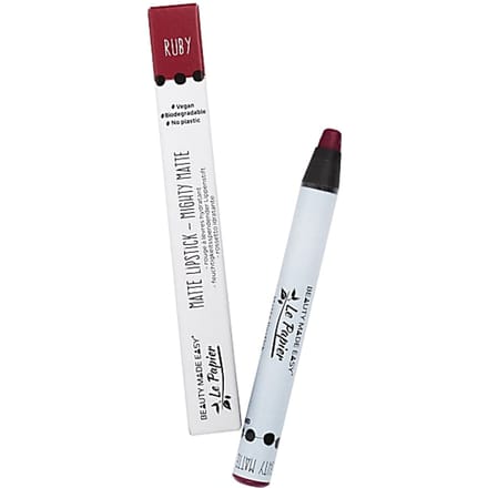 Beauty Made Easy Le Papier Matte Lipstick - Ruby plasticvrij
