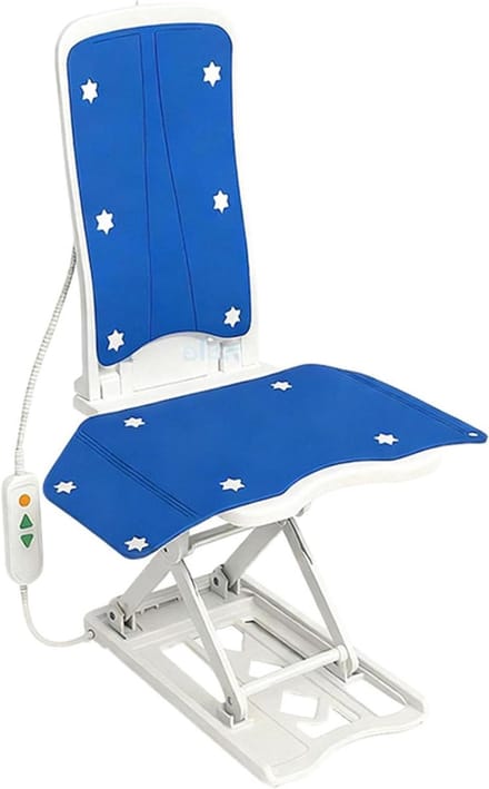 Badlift Stoel - Douchestoel Hulpmiddel - Veilig Douchen - Elektrische Lift - 140 kg Capaciteit - Wit