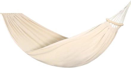 Hangmat - Kampeerbed - Ontspannen Buiten - Anti-rol ontwerp - 6.6 x 2.6 ft - Beige
