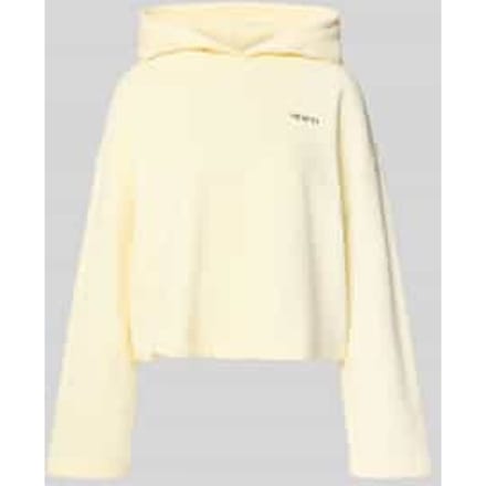 hoodie met boxy fit van puur katoen