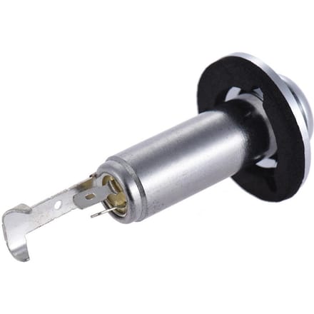 Akoestische elektrische gitaar mono eindpin eindpin jack socket plug met schroeven zilver
