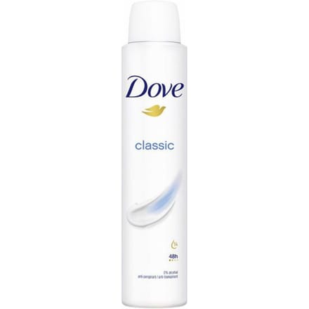 Dove Deo spray - 200ml classic fresh