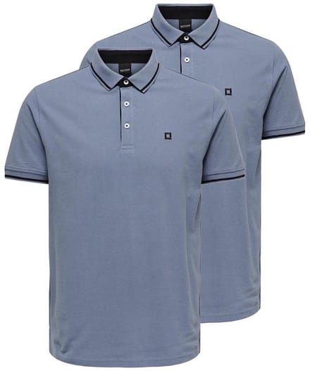 Only & Sons Heren poloshirt 2 pack Onsefletcher
