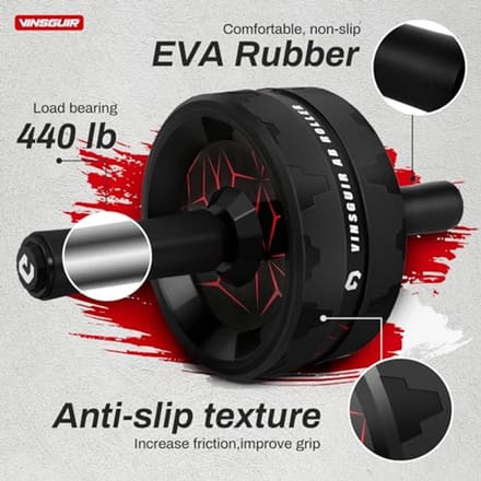 Ab Roller Wheel voor Effectieve Buikoefeningen - Thuis Gym Workout Apparatuur