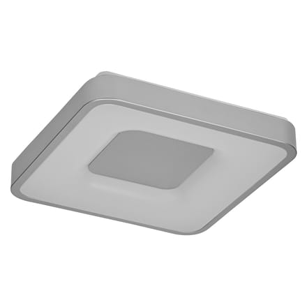 OSRAM ORBIS Piana LED Plafondlamp 380mm, 24W, 3000K warm wit, Click-DIM, Zilver, Metaal, IP20