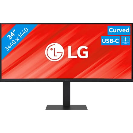 34" LG UltraWide 34U650A-B - 3440x1440 (UWQHD) - 100Hz - IPS - 96W USB-C - KVM switch