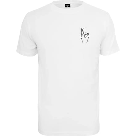 Mister Tee - Easy Sign Heren T-shirt - M - Wit