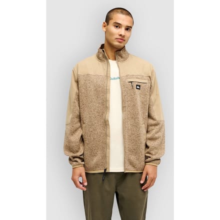 Quiksilver Keller Outdoor Sweatshirt Met Rits Beige M Man