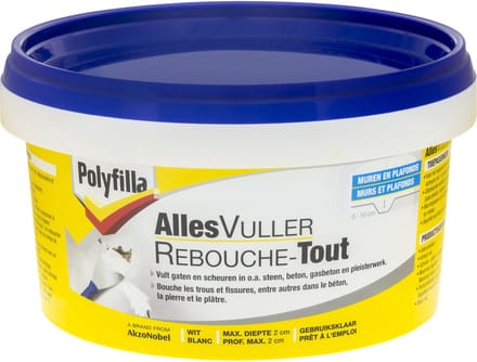 Polyfilla - Allesvuller (Pasta) - Wit - 500 G