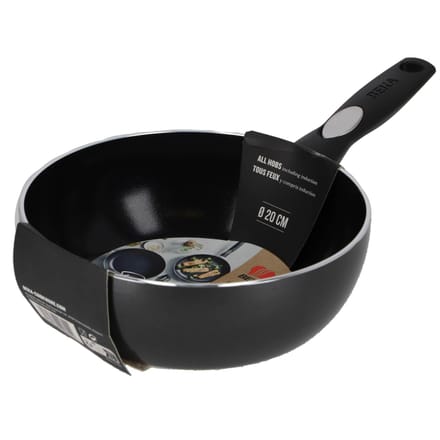 Beka Pro Induc Wokpan - Ø 20 cm - Keramische antikleeflaag - PFAS-vrij - Geschikt voor inductie - Zwart
