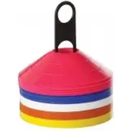 Set van 60 kleurenbekers met houder