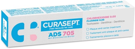 Curasept - Gel-Tandpasta 0,05% CHX - 6 x 75 ml - Voordeelverpakking