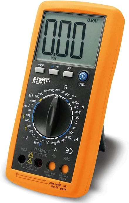 Digitale Multimeter - Voertuigtester Tester - Elektrische Metingen - Breed Meetbereik - Draagbaar Ontwerp - Oranje