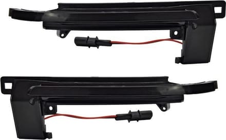 AutoStyle Set LED Zijspiegel-Knipperlichten - passend voor Audi Diversen - Smoke - incl. Dynamic Running Light