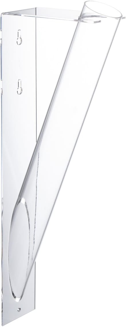 J-Line vaas Tube - kunststof - transparant - large