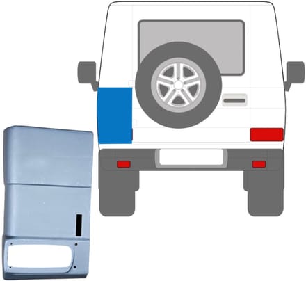 Reparatiepaneel achter hoek voor Mercedes G-Class W463 2002-2017 / Links
