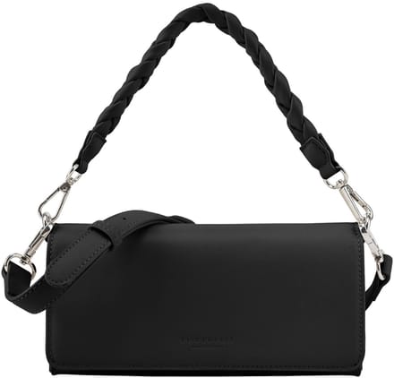 SEIDENFELT MANUFAKTUR Schoudertas Melbu Crossbag Black Zwart