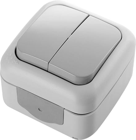 Panasonic Viko-Serieschakelaar-Opbouw-Spatwaterdicht-IP 54-Compleet