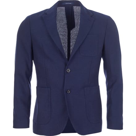 River Woods 2-btn Round Pocket Blazer Blue Maat: 52 | Blazers Outlet | Heren | Blauw