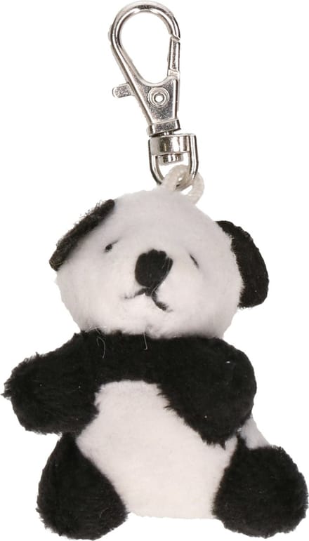 Pluche panda knuffel sleutelhangers 6 cm - Speelgoed dieren sleutelhangers
