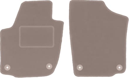 Beige voormatten voor: Seat Toledo IV sedan (2012-)