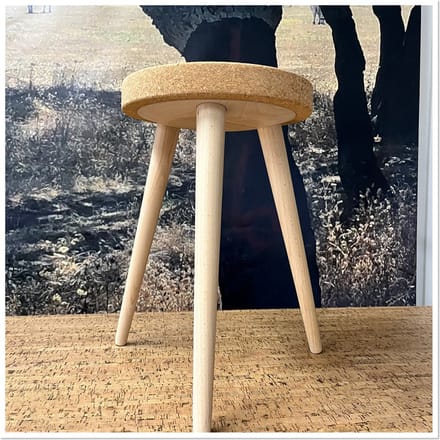 KURK & CO - KURKEN KRUKJE - HOUTEN POTEN - 43 CM x 29 CM