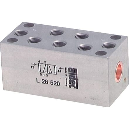5/2 G1/8'' Bi-Stabiel Luchtgestuurd Ventiel ATEX 0-10bar/0-140psi Airtec