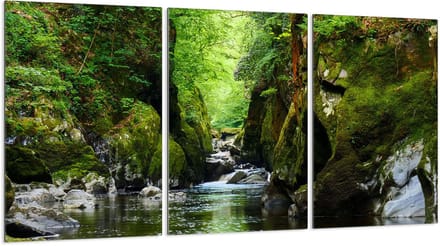 TMK ArtDeko - Beschermplaat van glas - 3x30x52 cm - Gehard glas - Antibacterieel