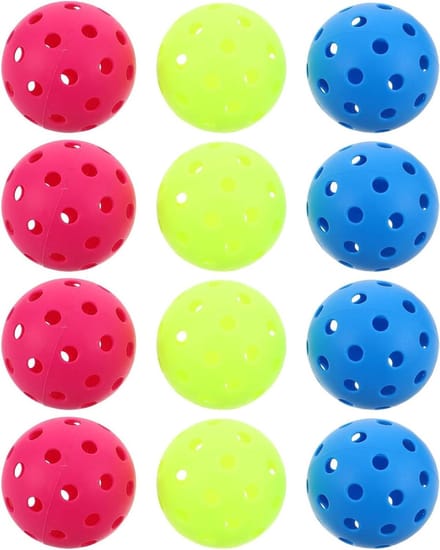 Oefenhonkballen Hol - Trainingsballen Softbal - Slagtechniek Oefenen - Geperforeerd Plastic - 74 cm - Diverse kleuren