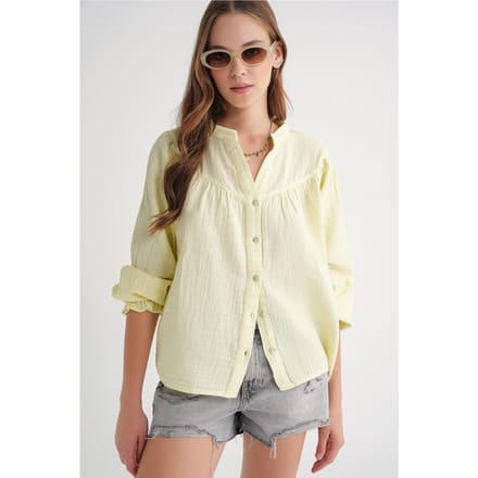 Musselin Katoenen Shirt