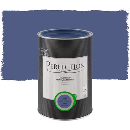 Perfection Ultradekkend Muurverf - Mat - Avond Blauw - 1l