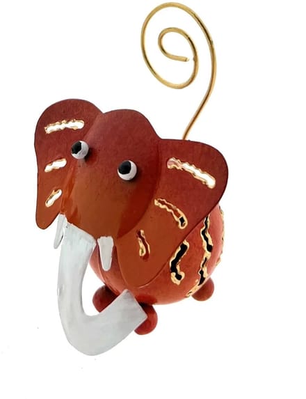 Foto of kaarthouder - Metalen olifant Tanja