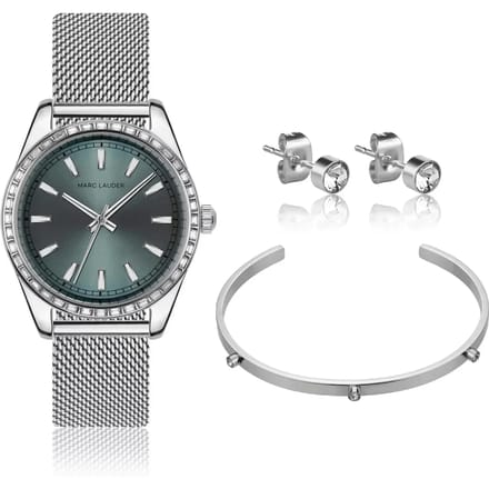 Vrouwenhorloge en armband set Marc Lauder Ankara