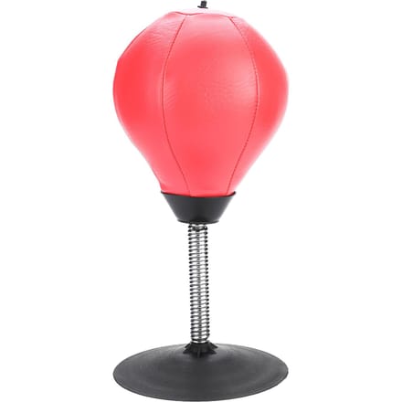 Desktop PU Stanssnelheid Bal Stressverlichting Volwassen Sport Bokstraining(Rood) red