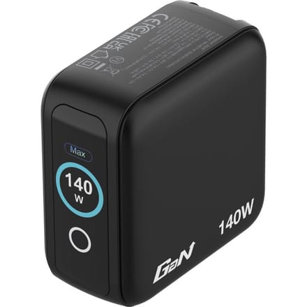 Verbatim Mini Gan-Oplader 140W 3Xusb-C 1Xusb-A Voor Apple Laptopsvoeding