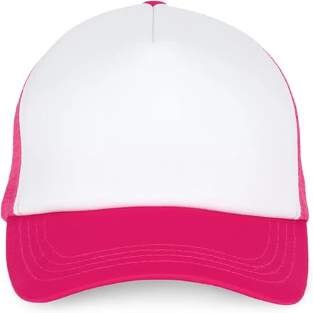 K-up Kindertruckerpet - 5 Panelen KP143 - White / Fuchsia - One size