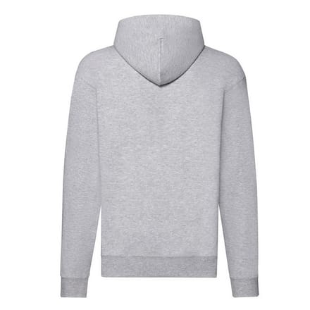 Fruit of the Loom Heren Classic Heather Hooded Jacket (Heide Grijs)