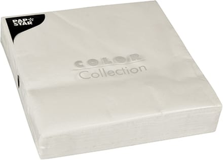 16x 50 Servetten 2-laags 1/4 vouw 40 cm x 40 cm wit
