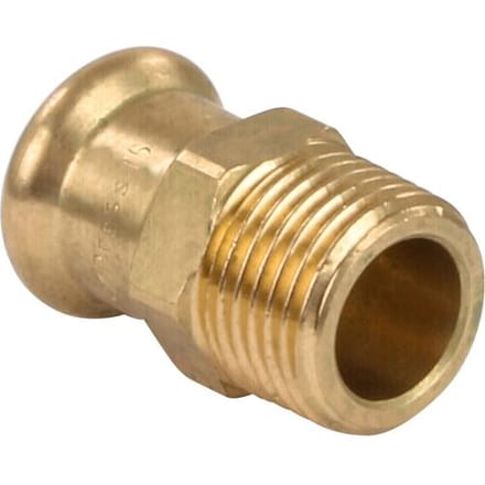 Vsh Fabrieken Xpress Koper straight Connector fm 15xr1/2