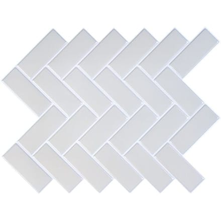 LIVARNO Decoratieve plaktegels, 10 stuks, zelfklevend (Lichtgrijs)
