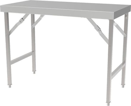 Professionele Inklapbare Werktafel | 150cm breed | RVS | Combisteel | 7490.0010 | Horeca