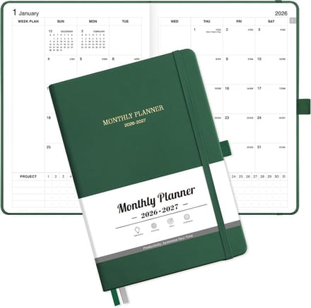 Grote Maandplanner 2026-2027: 2 Jaar Kalender met Tabs