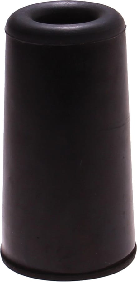 Deltafix Deurbuffer - deurstopper - zwart - rubber - 75 x 40 mm - schroefbevestiging