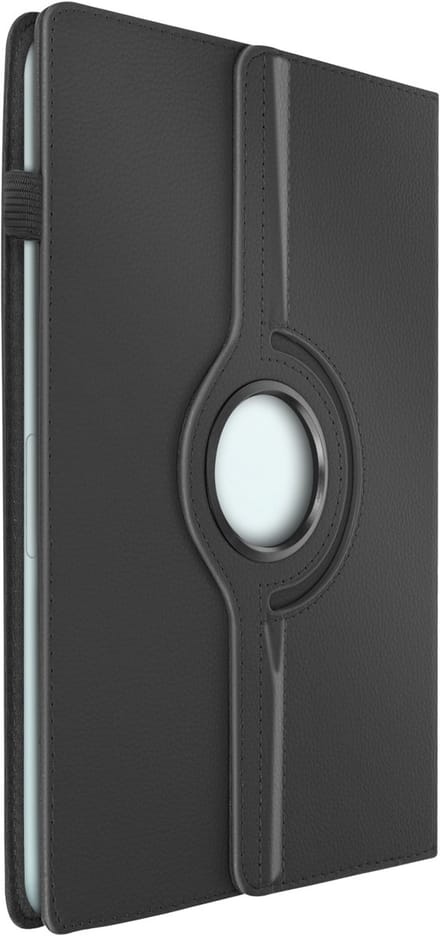 Avizar Universele hoes voor 12 tablets 360° draaibare klep, Zwart
