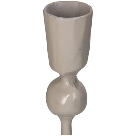 Kandelaar iron beige luxe design metaal 30cm decoratie.