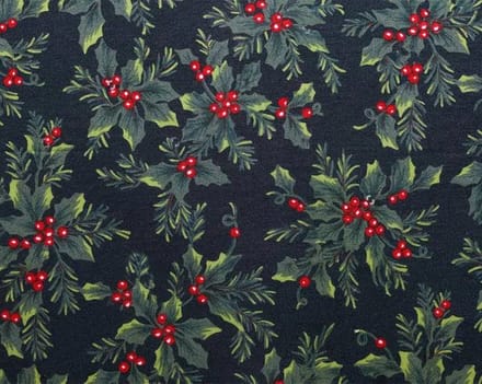 Kerst Placemat vinyl | Hulst | 6 stuks
