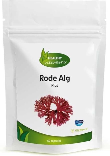 Healthy Vitamins Rode Alg Plus - Lithothamnium - Extra Sterk - 60 Capsules