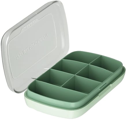 Dailygoods - Draagbare Pillendoos voor Dagelijks Gebruik - Organizer voor Tablets en Vitamines